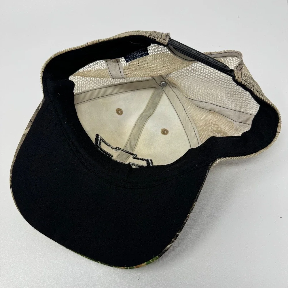 Chevrolet RealTree Camo Mesh Back Trucker Hat GM Licensed Infinity Headwear